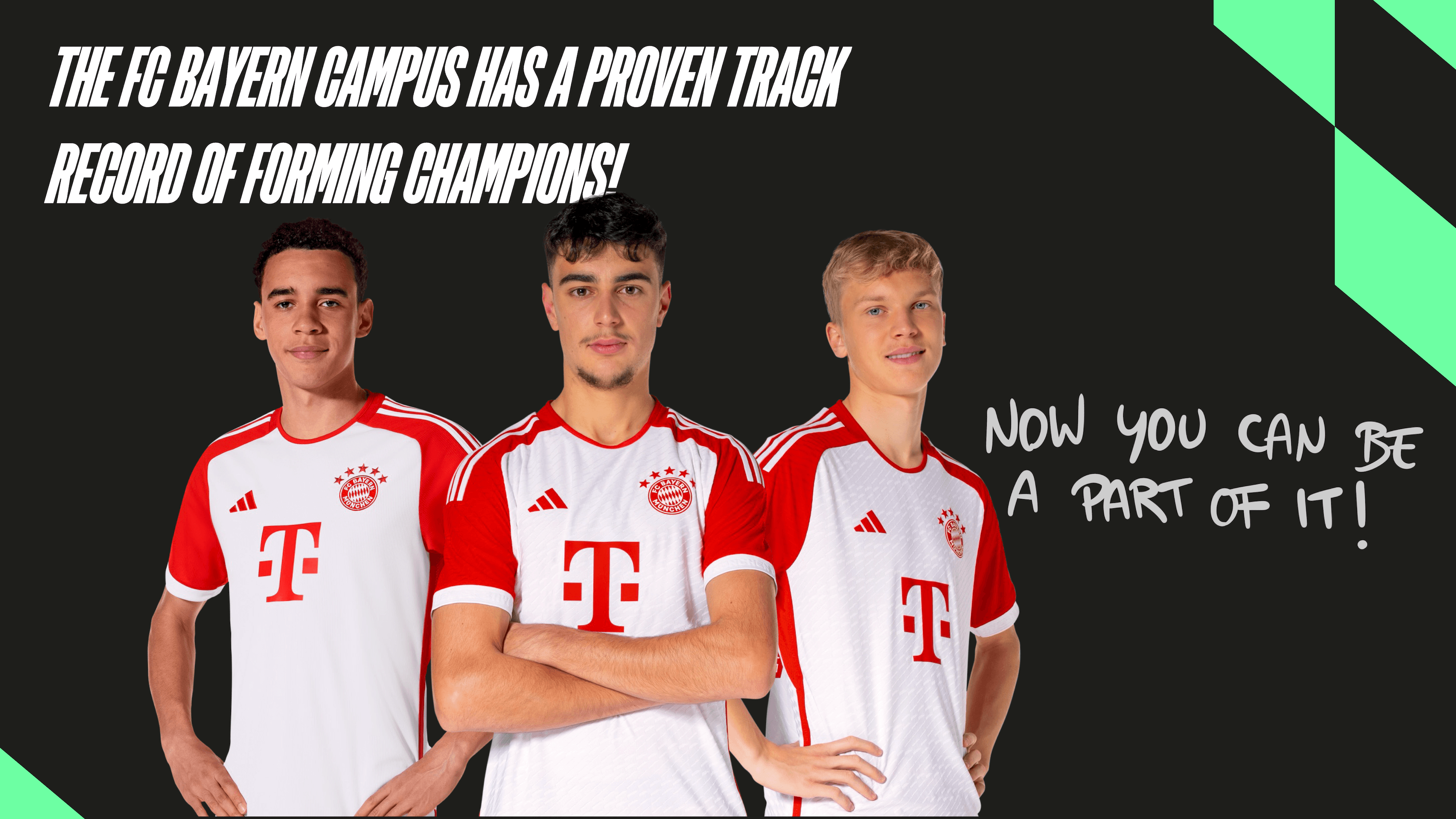 FC Bayern Global Academy - Alumni Jamal Musiala, Aleksandar Pavlović, Frans Krätzig - Soccer in Germany